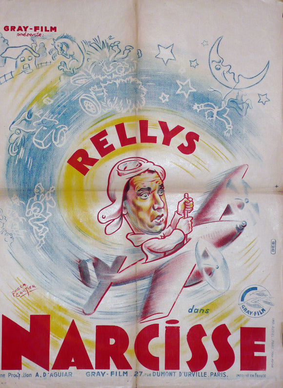 Narcisse, Original French Movie Poster, 1940