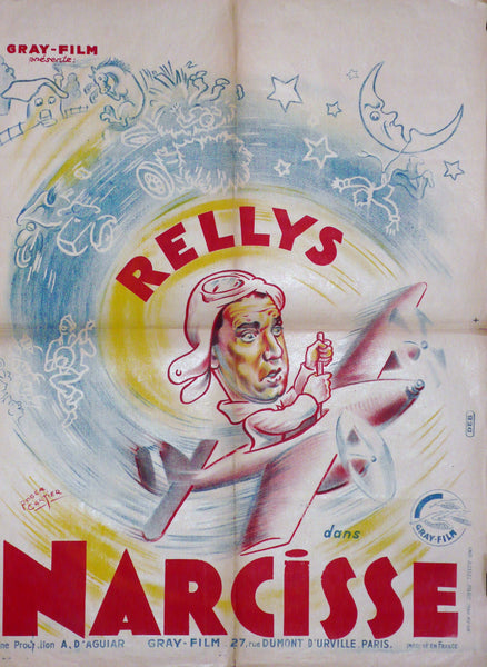 Narcisse, Original French Movie Poster, 1940