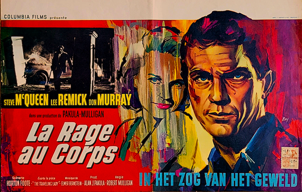Baby, the Rain Must Fall - Steve McQueen - Original Belgian Poster 1965