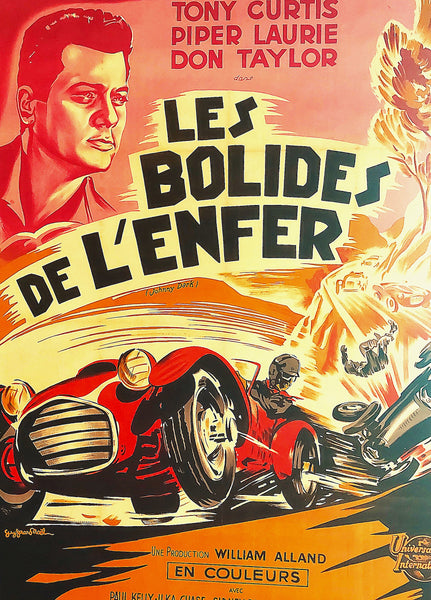 Johnny Dark  France 1954 Original Movie Poster - Allard