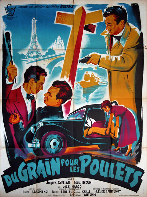 du Grain pour les Poulets  France 1954  - Citroen Traction