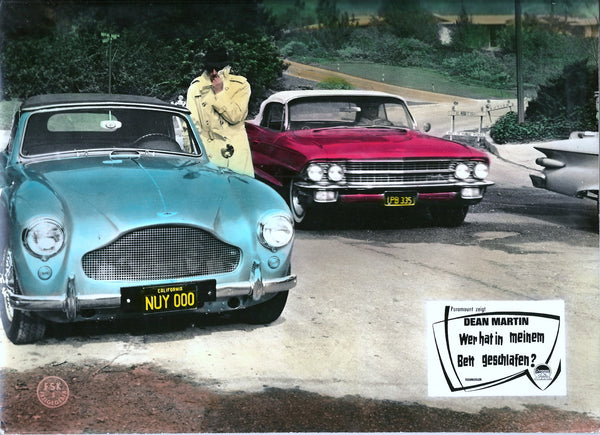Who's Been Sleeping in My Bed ?  Dean & Aston Martin. Original Lobby Card 1963