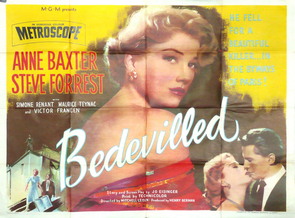 Bedevilled, Original UK Quad Movie Poster