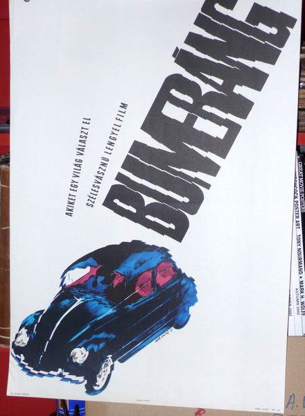 Bumerang, Original Movie Poster, Hungary 1970, VW