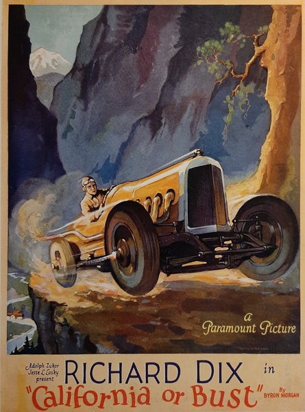 California or Bust - Original Trade Ad 1925,  Duesenberg