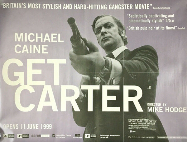 Get Carter - Michael Caine. Original BFI Quad Poster