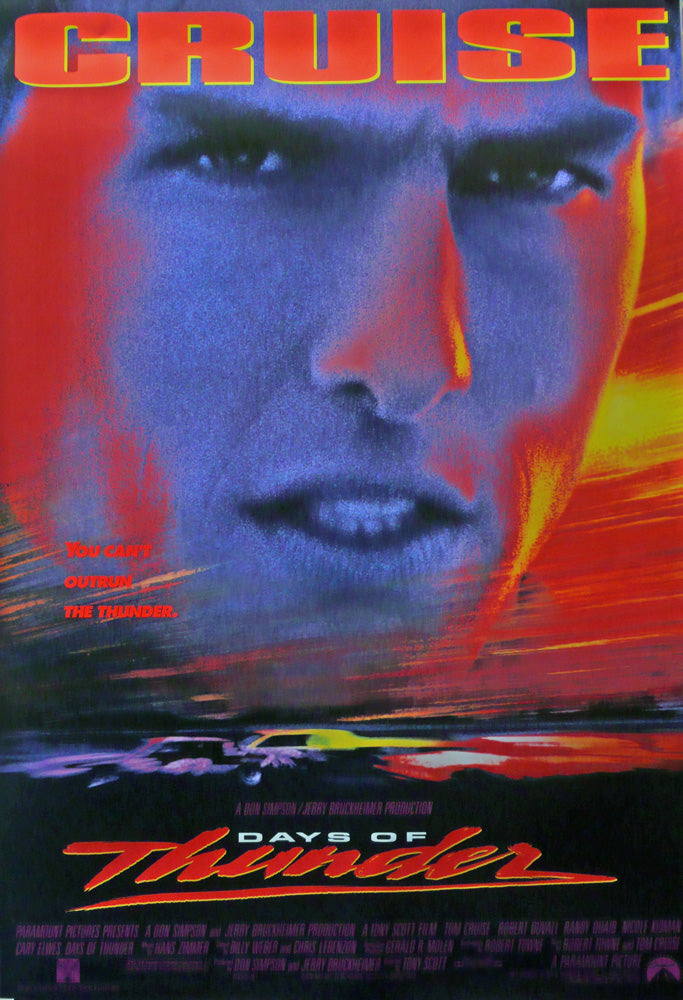 Days Of Thunder Movie Poster Days of thunder movie poster