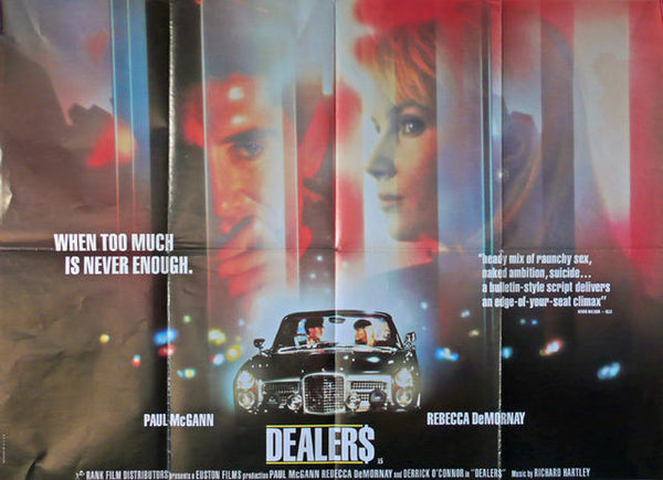 Dealers  UK Quad Movie Poster1989