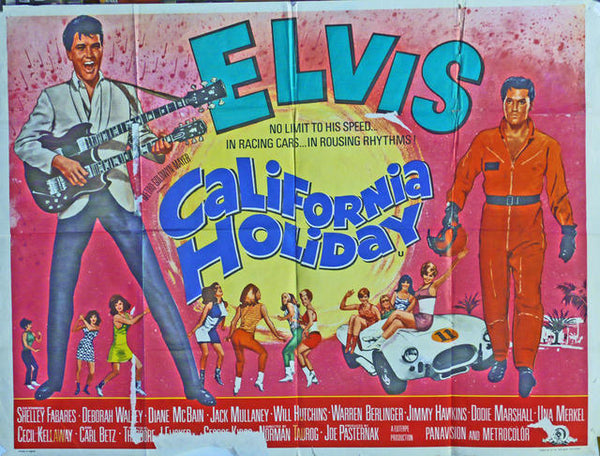 California Holiday  (aka  Spinout)  UK Quad 1966