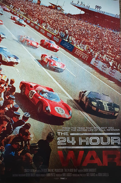 The 24 Hour War - Le Mans, Ferrari, Ford: Original Poster 2016
