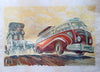 Geo. Ham Isobloc Autobus, 1948, Original Poster France