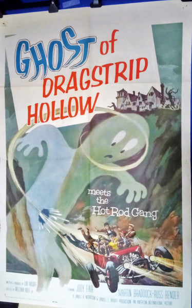 The Ghost of Dragstrip Hollow, USA 1959. Original Movie Poster.