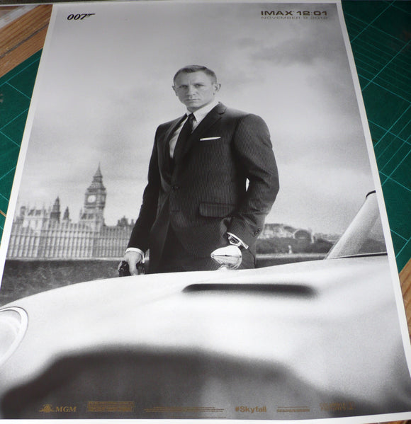 Skyfall, Original IMAX Poster 2012, Aston Martin