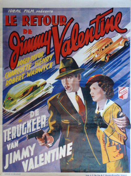 The Return of Jimmy Valentine  Belgium 1936