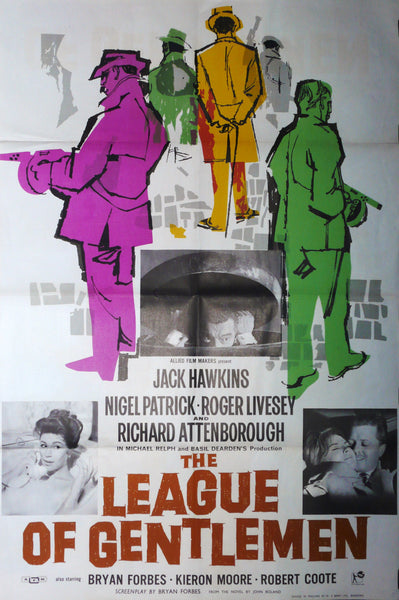 League of Gentleman 1960 Original Movie Poster