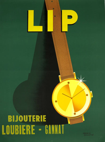 LIP - Watchmaker, Original French Poster, 1948