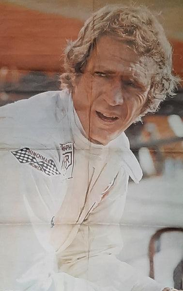 Le Mans - Original Japanese Commercial Poster, 1971. Steve McQueen