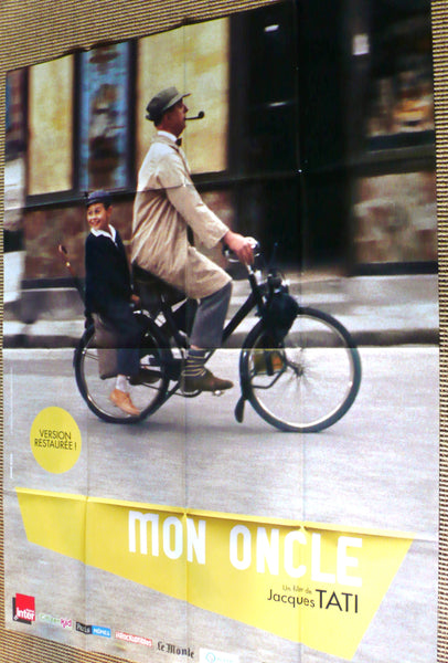 Mon Oncle French re-release poster, Tati, Hulo