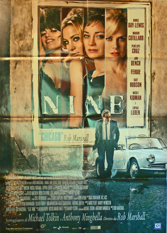 Nine, Original Movie Poster, Italy, 2009