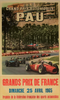 French Grand Prix, Pau 1965. ORIGINAL POSTER