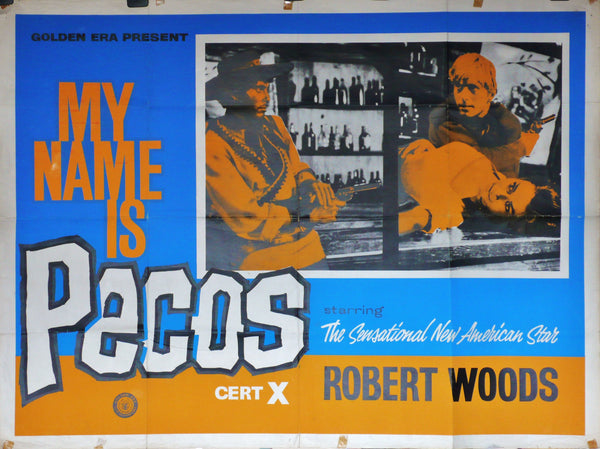 My Name is Pecos - Original UK Movie Poster 1968