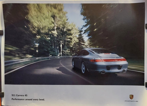 Porsche Showroom Poster, Original, 2000