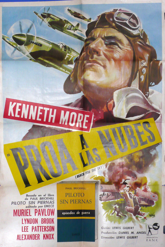 Reach for the Sky, Argentina 1957 Original Movie Poster