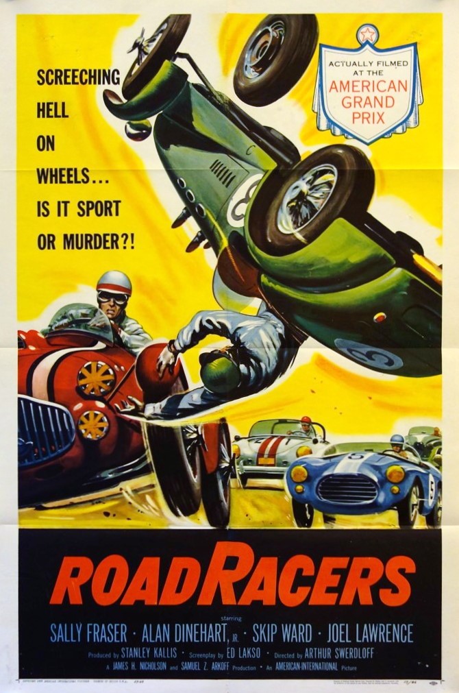 Roadracers - Original Movie Poster, Allard Movie USA Original Vintage Drivepast – - & Posters 1959 Paper Movie