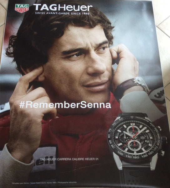 Tag Heuer Ayrton Senna Promotional Poster