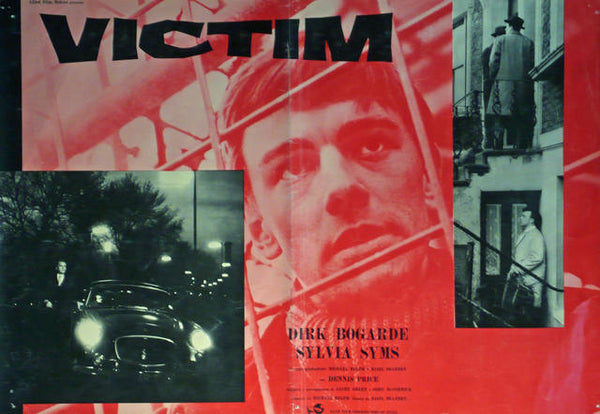 Victim , Original Movie Poster,  Italy 1961, Bristol